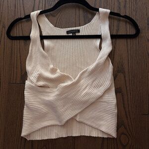 Rib Knit Bandage-Style Tank